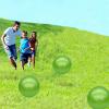 GCQJOQ 6 Pcs Playground Balls for Kids, 9 Inch Inflatable Bouncy Balls with Hand Air Pump for Indoor Outdoor Play Balls,St. Patrick's Day Party (Green) view 3