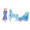 Mattel Disney Frozen Elsa Fashion Doll with Removeable Dress & Shoes, Mythical Horse-Like Nokk & Adventure Carriage, Inspired by Frozen: Winter Festival view 1