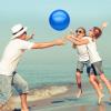 GCQJOQ 6 Pcs 9 Inch Inflatable Bouncy Balls with Hand Air Pump for Indoor Outdoor Play Balls (Blue) view 4