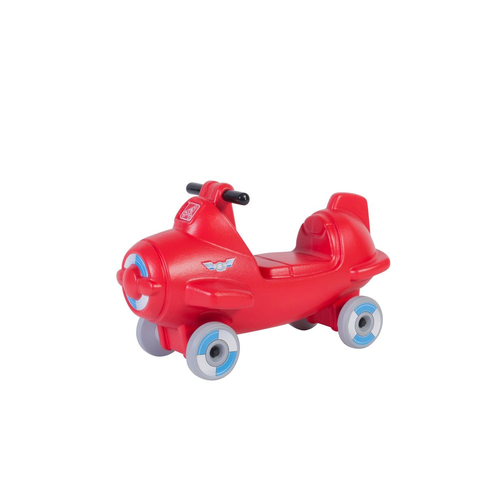 Step2 Sky Rider Kids Push Car, Foot Powered Ride On Toy, Practice Balance with 4 Wheels, Track Not Included, Made of Durable Plastic, Max Weight 50 lbs., for Toddlers 2-5 Years Old, Red