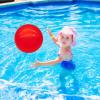 GCQJOQ 6 Pcs 9 Inch Inflatable Bouncy Balls with Hand Air Pump for Indoor Outdoor Play Balls (red) view 4