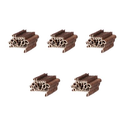 15Pcs Wooden Happy Bithday Table Scatter Vintage Party Decor For Halloween Roll Stickers Halloween Pumpkin Stickers Halloween Stickers For Kids Halloween Adhesive Stickers Roll