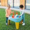 FEBER - Famosa (FEU14000) Casual Play Table - 3-in-1 Children's Play Table - Suitable for Outdoor Use With Three Compartments for Water, Sand and Drawings - Includes Play Accessories. Suitable for view 4