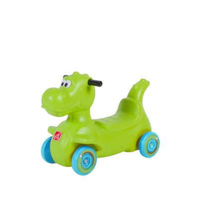 Step2 Dino Dash Kids Push Car, Foot Powered Ride On Toy, Practice Balance with 4 Wheels, Track Not Included, Made of Durable Plastic, Max Weight 50 lbs., for Toddlers 2-5 Years Old, Green