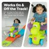 Step2 Dino Dash Kids Push Car, Foot Powered Ride On Toy, Practice Balance with 4 Wheels, Track Not Included, Made of Durable Plastic, Max Weight 50 lbs., for Toddlers 2-5 Years Old, Green view 4