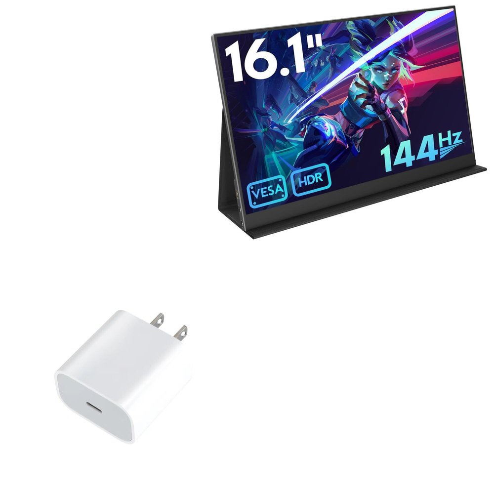 BoxWave Charger Compatible with HONGO Knight 2 (16.1 in) - PD GAN miniCube (30W), 30W Tiny PD GAN Type-C Wall Charger - Winter White