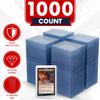 1000 Count Top Loaders for Cards 3x4 35PT Hard Plastic Card Holders, Premium Trading Card Protectors, Clear Rigid Standard Size Card Sleeves Style Holders for Baseball, Football, Hockey, Pokmon, MTG view 2