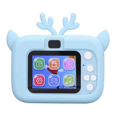 aqxreight Children Camera 20MP Color Display Game Kids Video Camera Filters Frames Birthday Gift (Blue White), aqxreightde3cq1nyht-12