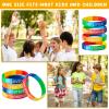 60 Pcs Inspirational Wristbands for Students  Self-Affirmation Phrase Bracelet  Motivational Quotes Rubber Bracelets  Back to School Gift for Students Kids view 2
