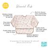 Bumkins Sleeved Bib for Girl or Boy, Baby and Toddler for 6-24 Mos, Essential Must Have for Eating, Feeding, Baby Led Weaning Supplies, Long Sleeve Mess Saving Food Catcher, Soft Fabric, Palm Trees view 4