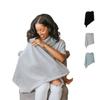 100% Cotton - Breathable Nursing Cover Up for Breastfeeding - Privacy Nursing Covers - Breastfeeding Must Haves - Ponchy by Gold Mamas - Versatile Nursing Shawl for Baby Feeding (Gray) view 1
