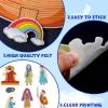 Windkream 12 Set Felt Board Stories Pieces Set Felt Animals Bible Fairy Tales for Preschool Animals Figures Flannel Board Stories for Toddlers Preschool Kindergarten Storytelling (Bible) view 3