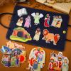 Windkream 12 Set Felt Board Stories Pieces Set Felt Animals Bible Fairy Tales for Preschool Animals Figures Flannel Board Stories for Toddlers Preschool Kindergarten Storytelling (Bible) view 4