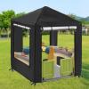 Playhouse Cover, Kids Playhouse Cover for Outdoor Waterproof,Suitable for Step2 Kids Playhouses and Playhouses of The Same Size as Other Brands Kids Playhouses  49.5 W x 49.5 D x 60.2 H view 4