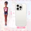 Magnetic Dress Up Dolls, Magnetic Princess Dress Up Paper Dolls, Magnetic Dress Up Dolls for Girls Ages 4-10 Learning Created Imagine Set Birthday Gift (Eva) view 2
