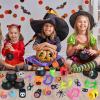 SpringFlower 384 PCS Halloween Party Favors For Kids, 48 Pack Bulk Prefilled Witch Cauldrons Witch Halloween Toys in Bulk, Halloween Party Supplies, Halloween Prizes Gifts for Kids Trick or Treat view 4