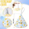 10 Pcs Pee Covers Baby Boy Reusable Pee Covers Baby Boy Strong Water Absorption Cap Shield for Newborn Infant Gift Diaper Changing Accessory view 2