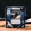 KakapopoTCG The Shogun Deckimono: a Kimono Deck Box for MTG Magic FaB EDH Commander YGO DND Spell Cards FaB PTCG TCG (Winter Waves) view 2