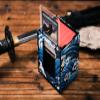 KakapopoTCG The Shogun Deckimono: a Kimono Deck Box for MTG Magic FaB EDH Commander YGO DND Spell Cards FaB PTCG TCG (Winter Waves) view 3