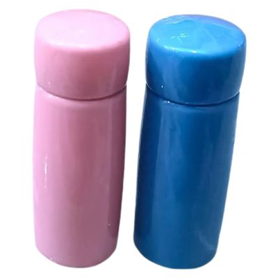 POPETPOP 2pcs Miniature Insulated Water Bottle Realistic Decorative Doll House Accessories for Kitchen Display and Photo Props Safe Compact Design Vibrant Colors