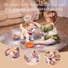 OR OR TU Walking Talking Toy Cat with Remote Control Leash, Plush Pet Electronic Interactive Toys for Kids, Wag Tail, Singing, Pretend Dress Up Realistic Stuffed Cat Age 3 4 5+ Years Old Best Gift view 2