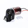 RCAWD 260% More Power Motor 370 34T CR18P Transmission Gearbox Set for Hobbyplus 1/18 CR18P EVO Rock Van Trail Hunter Series Upgrades Part Silver view 1
