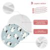 KFBE Cotton Baby Burp Cloths Cute Alpaca Sheep Absorbent Soft Newborn Essentials 20856344 view 3