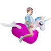 Kid Bouncy un-icornToy,Kids Jumping Animal Toys, Kid Favorite Jumping Toy.Perfect for Birthday, Bouncy Toys for Kids, Supports Up to 220 Pounds. view 2