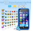 MOMILLA Toys Kids Smart Phone, 3.97" Screen Dual Cameras w/ 21 Stickers, Birthday Gifts for Kids, 16GB Toddler Learning Cell Phone with Games, Boys Girls Toys for Age 3 4 5 6 7 8 9 Year Old view 2
