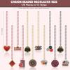 SAYAYA 48 Pieces Casino Night Party Necklaces with Dice & Poker Chip Charms, Themed Decor for Vegas Parties, Game Night Favors in Gold Red and Black view 2