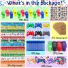 134 Pcs Video Game Party Favors, Includes Video Game Slap Bracelet Keychain Stamper Whistle Mesh Bag Card Stickers Tattoos for Kids Gaming Party Favors Birthday Goodie Bag Fillers view 2