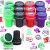 134 Pcs Video Game Party Favors, Includes Video Game Slap Bracelet Keychain Stamper Whistle Mesh Bag Card Stickers Tattoos for Kids Gaming Party Favors Birthday Goodie Bag Fillers view 4