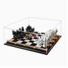 HAIWENFEIQI Acrylic Display Case for Lego76392 Sorcerer's ChessCompatible LegoModel Gift Storage Display (Model not Included) (3mm) view 1