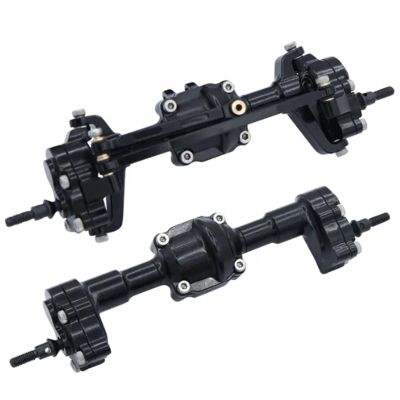 cvking RC Vehicle Axles Compatible with FMS for FCX18 FCX24 1/24 RC Car Part RC Car Accessories Replacement Parts Aluminum Alloy Front Rear Axle (Color : 3)