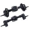 cvking RC Vehicle Axles Compatible with FMS for FCX18 FCX24 1/24 RC Car Part RC Car Accessories Replacement Parts Aluminum Alloy Front Rear Axle (Color : 3) view 1