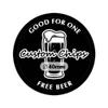 MARRILYTON 100 Custom Plastic Bar Tokens, Full-Color Print Your Personalized Images and Text, for Drink Tokens, Poker Game,40mm (Black) view 1