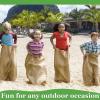 CWLAKON 6 Pack Large Burlap Potato Sack Race Bags for Kids Adults, Field Day Family Reunion 4th of July Easter Halloween Game, Outdoor Camping Picnic Birthday Party Outside Yard Lawn Carnival Games view 3