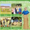 CWLAKON 6 Pack Large Burlap Potato Sack Race Bags for Kids Adults, Field Day Family Reunion 4th of July Easter Halloween Game, Outdoor Camping Picnic Birthday Party Outside Yard Lawn Carnival Games view 4