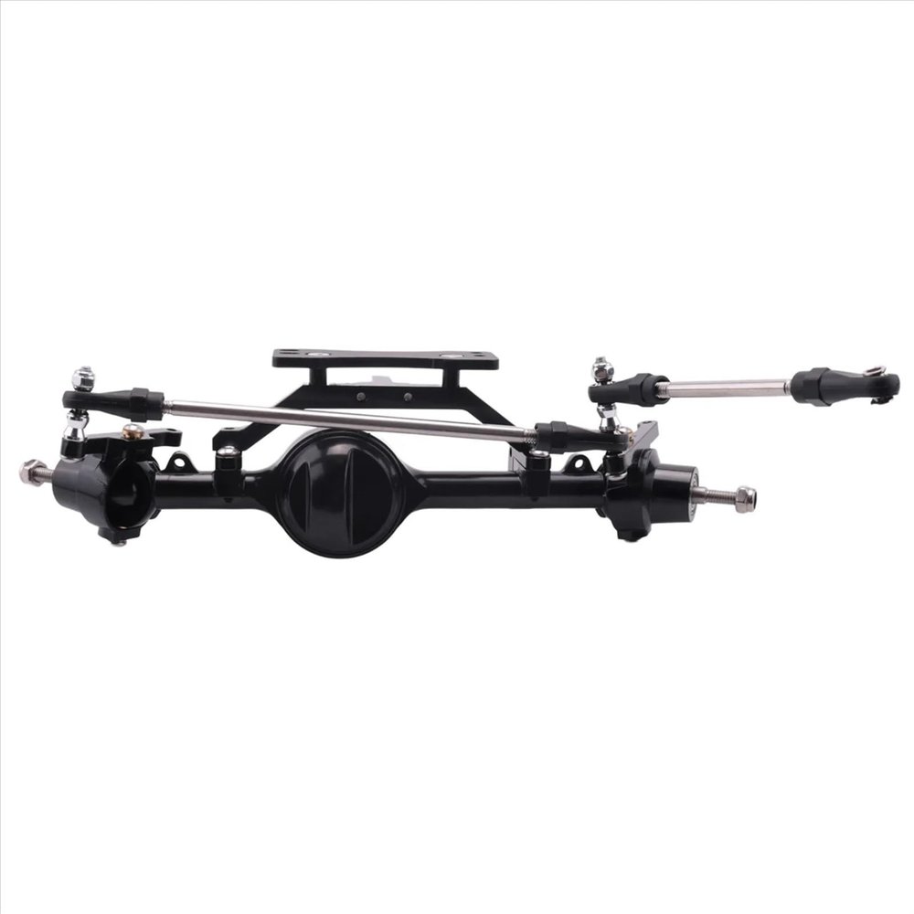 cvking RC Vehicle Axles Compatible with RC4WD for D110 for Gelande II TF2 for Yota II 1/10 RC Car Axle Upgrade Accessories CNC Aluminum Alloy Front Axle