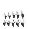 DingMotuo CNC 4.76mm 3/16 Alloy Propeller 2 Blades Screw Left/Right D42/43/45/46/47/48/50/52/54/56/58/60mm for Rc Racing Boat (Size : 4.76mm Left D42mm) view 2