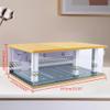 1/24 Parking Garage Model Car Garage Display Case with Clear Acrylic Cover and LED Lighting Toy Car Storage Tabletop Showcase for Boy Kids Home Toy Stores view 2