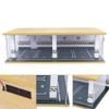 1/24 Parking Garage Model Car Garage Display Case with Clear Acrylic Cover and LED Lighting Toy Car Storage Tabletop Showcase for Boy Kids Home Toy Stores view 4
