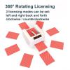 Fully Automatic Card Dealer Machine, Portable 360 Rotating Card Splitting Machine Poker Machine Electric Playing Card Shuffler for 2-8 People Game, No Shuffle Function view 2