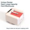 Fully Automatic Card Dealer Machine, Portable 360 Rotating Card Splitting Machine Poker Machine Electric Playing Card Shuffler for 2-8 People Game, No Shuffle Function view 3