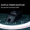 2 in 1 Portable Casino Card Shuffler, Automatic Card Dealer, Easy to Use, Free Your Hands and Save Time, Electric Shuffle Machine for Shuffling and Dealing Cards view 2