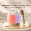 king lucky Mini Karaoke Machine for Kids, Small Bluetooth Speaker with Wireless Microphones for 4, 5, 6, 7, 8,9,10,11,13 Year Old Girl, Birthday, Children's Day (K36 with 2 Mic) view 2
