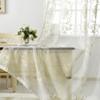 HooHero White High Grade Europern Embroidered Kids Baby Room Luxury Sheer Curtains Home Decoration Tulle Voile Fabric view 2