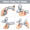 100Pcs 260 Balloons Metallic Silver Long Balloons for balloon animals, silver Skinny Latex Twisting Balloon for Animals Modeling Christmas Birthday Wedding Party Decorations.(Sliver) view 4