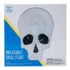 Generic Skull Pool Float - Inner Tube Blow Up - Inflatable - 31.5in x 36.2in x 7.9in, Large, White view 2
