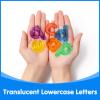Odoorgames 78 Pcs Translucent Lowercase Letters - 140 Pcs Translucent Pattern Blocks - Learning Toy for Light Table Accessories and Manipulatives view 3